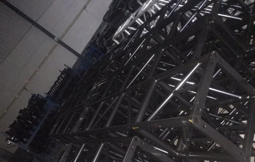 重庆300X300银色TRUSS架搭建 400X400mm铝合金TRUSS架